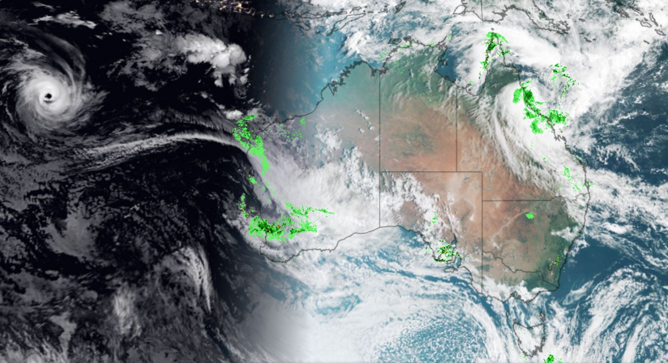 Autumn announces itself with Tassie snow, Sydney heat, tropical cyclone near WA
