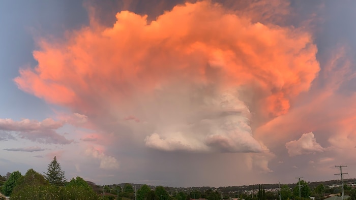 Storm-studded rain trough is bringing steady falls to central and eastern Australia