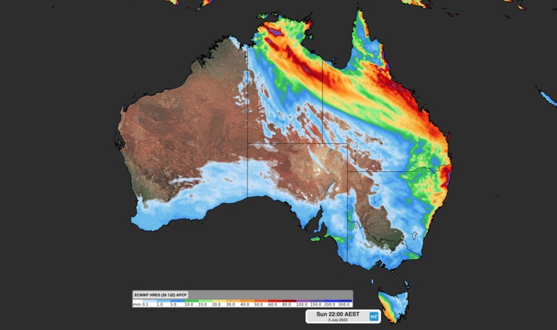 Rain on the way for northern and eastern Australia