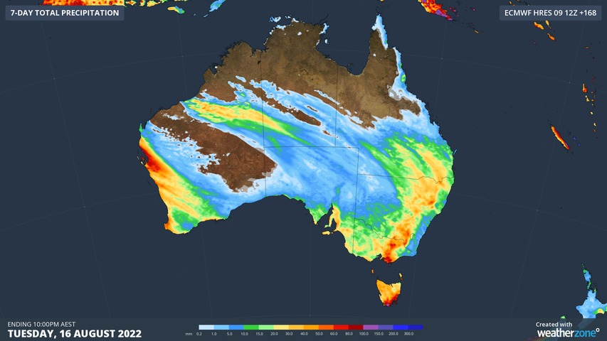 More rain as another northwest cloudband crosses Australia