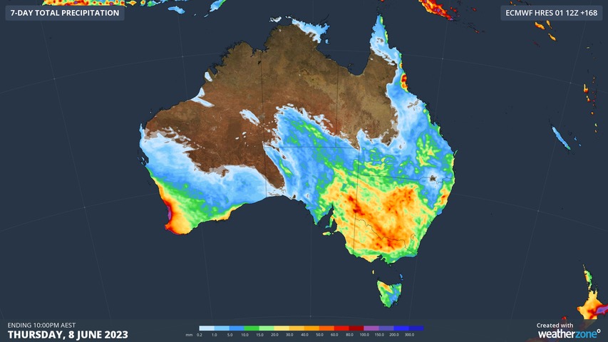 Wet weather on the way for southern Australia