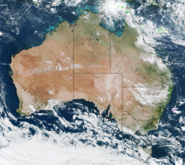 No rain for most of Australia this week
