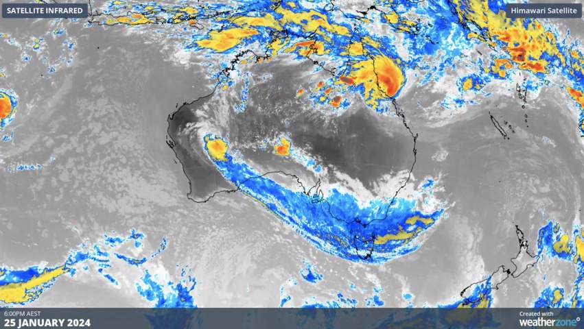 Australia's tropical cyclone season in satellite images