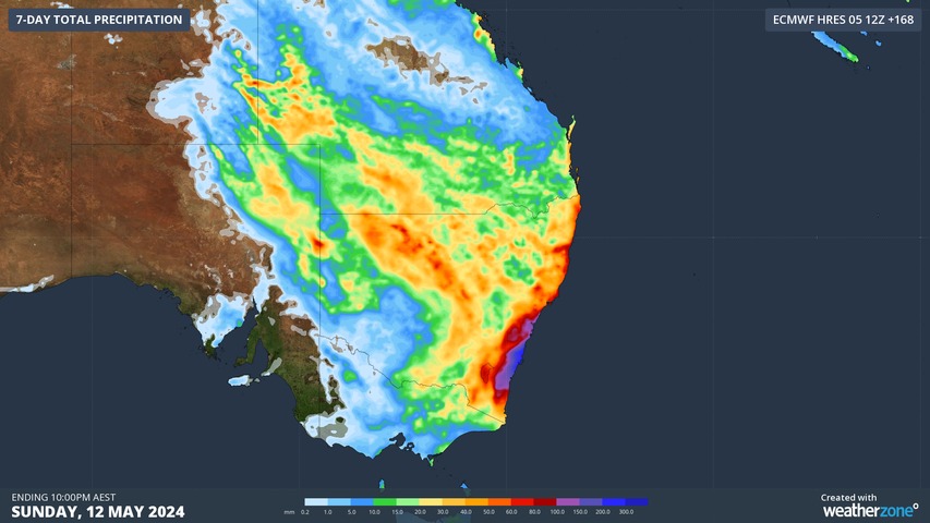 Rain every day this week in NSW