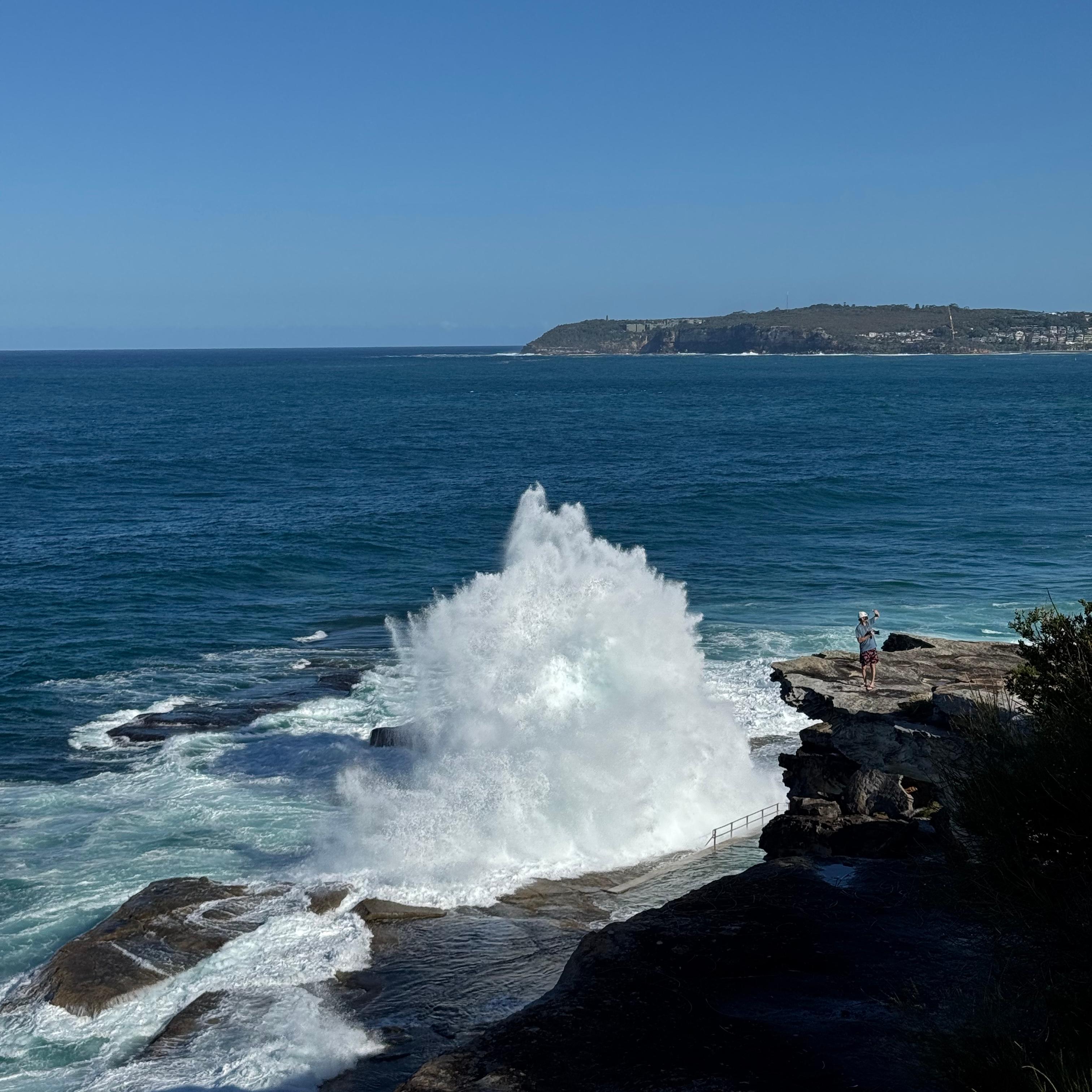 Image: Large waves batter the Sydney and NSW coastline on Friday, April 18. Source: Felix Levesque