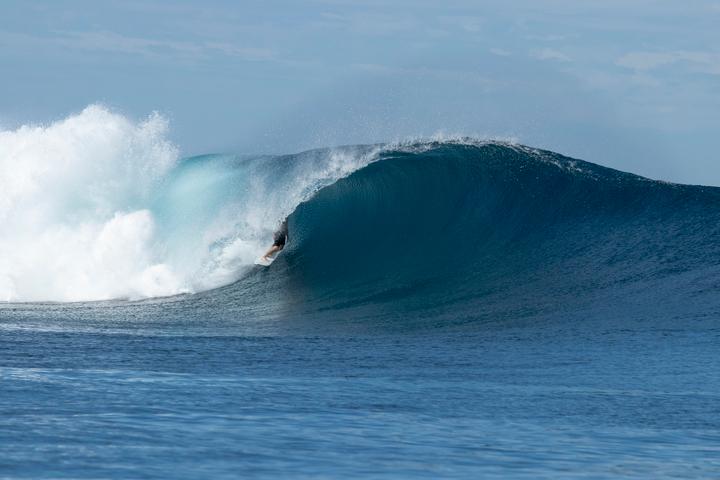 Image: Only a single day of competition is needed for the 2025 surfing world champions to be crowned at Cloudbreak, Fiji. Source: iStock / LucidSurf
