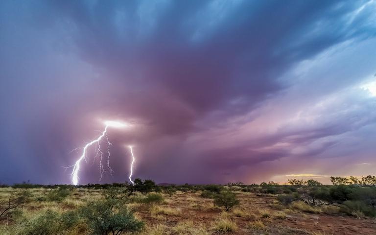 Image: Thunderstorms will remain active over Australia for the next few days. Source: iStock / Darren Creighton.