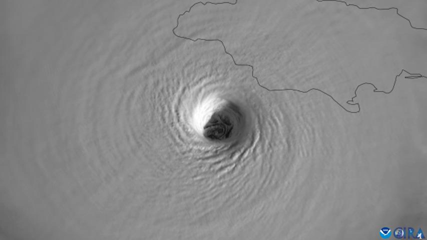 Image: Hurricane Melissa on Tuesday. Source: CIRA.