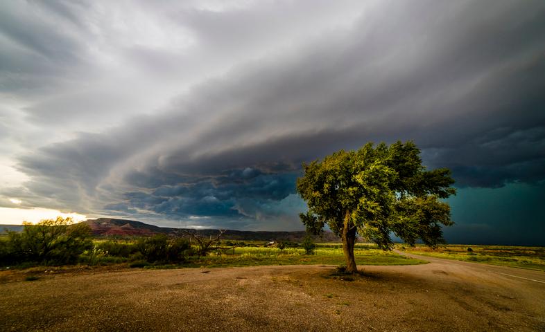 Image: Thunderstorms bring the risk of damaging wind gusts, heavy rainfall that may lead to flash flooding, and large hail.. Source: iStock / Paul Knightly
