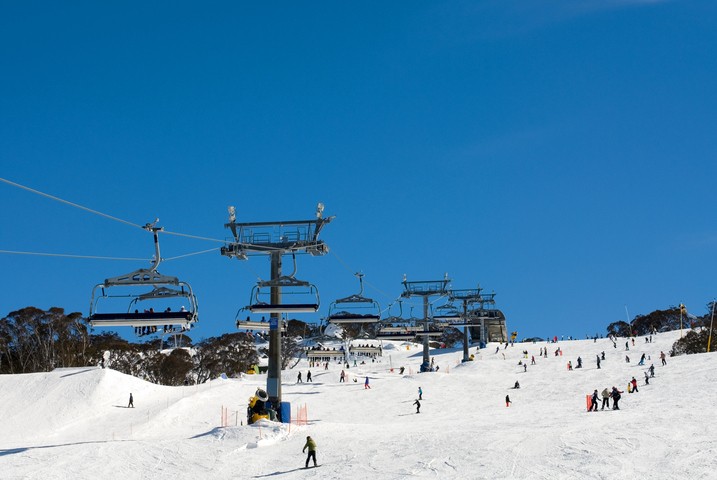 Image: Perisher Ski Resort Front Valley ski slope. Source: Credit: iStock PhillipMinnis
