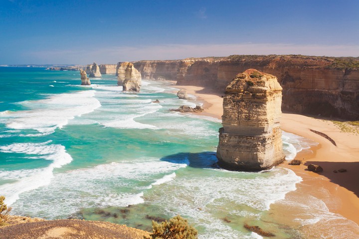 Image: There were many more mild days than usual to enjoy the 12 Apostles in autumn 2025, although rainfall in most parts of Victoria is desperately needed. Source: iStock/ymgerman