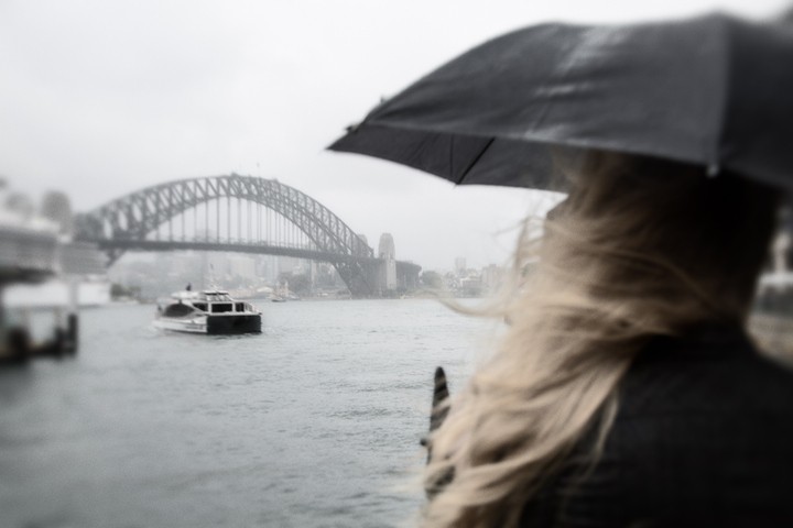 Image: It's a rare case of an umbrella, coat and jumper day in Sydney. Source: iStock/Opla
