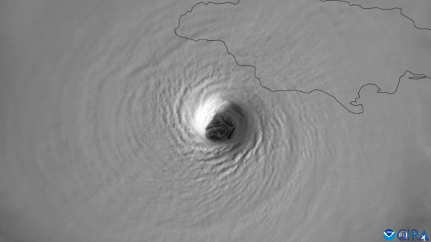 Image: Hurricane Melissa on Tuesday. Source: CIRA.