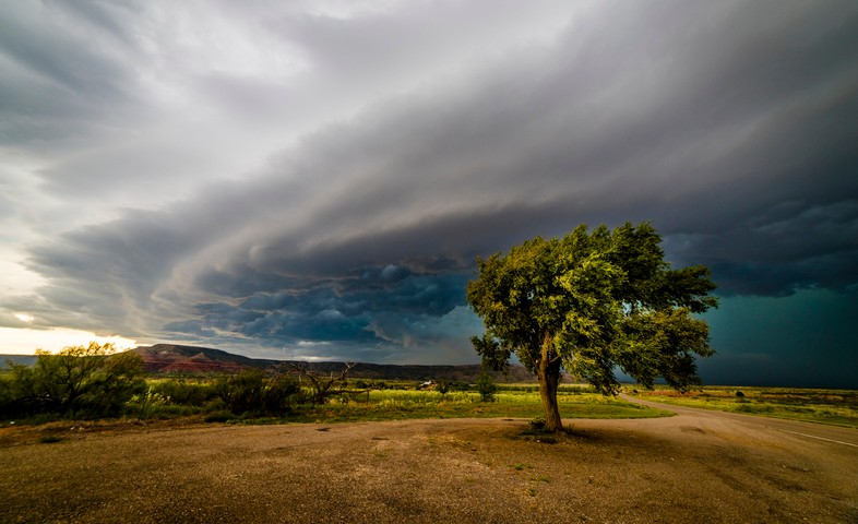 Image: Thunderstorms bring the risk of damaging wind gusts, heavy rainfall that may lead to flash flooding, and large hail.. Source: iStock / Paul Knightly