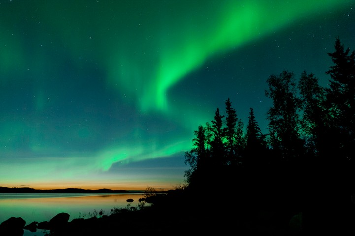 Image: Aurora in Canada's Northwest Territories. Source: iStock / mericsso.