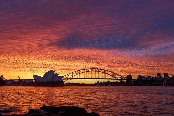 Image: Sunset in Sydney. Source: iStock / Tony_Irving.