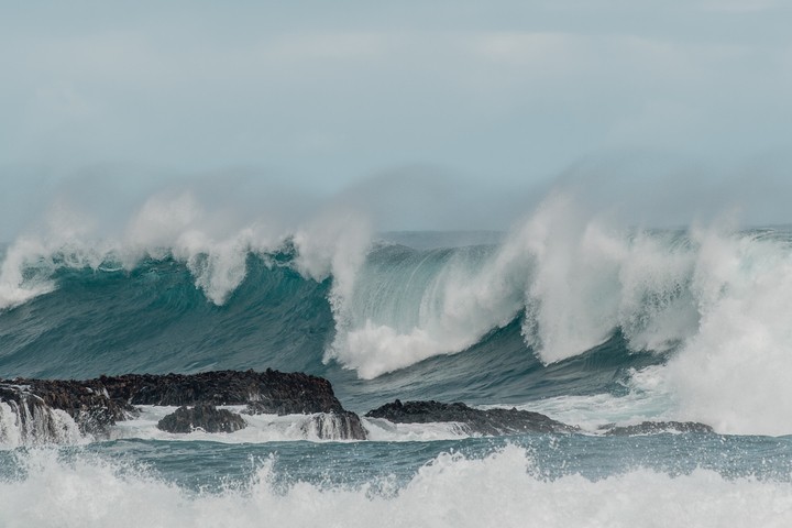 Image: Large waves have been battering the NSW coast over the last few days. Source: iStock / Dirk Hoffmann.