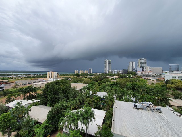 Image: Stormy skies were an even more common sight than usual in Darwin this wet season. Source: iStock/Gary Young