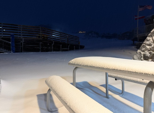 Image: Snow is on the al fresco menu at Perisher this Friday, July 3, 2026. Source: Perisher