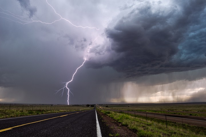 Image: Thunderstorms were widespread over parts of the US this week. Source: iStock / mdesigner125.