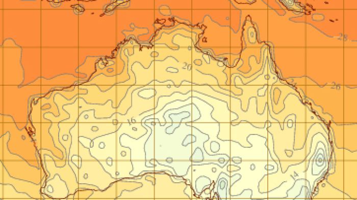 Record April low temperatures overnight in parts of Northern Territory