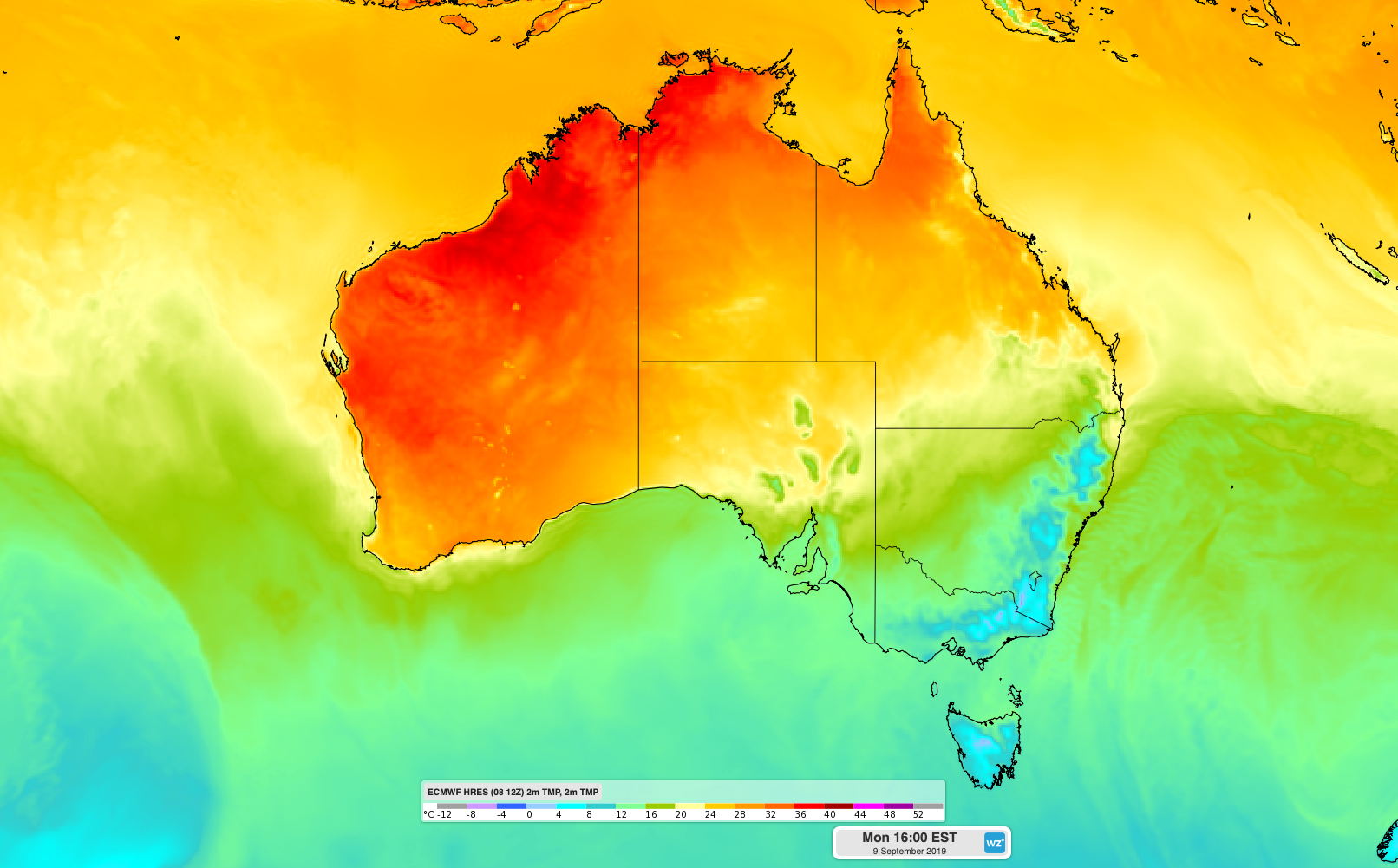 Record early-season heat in Perth