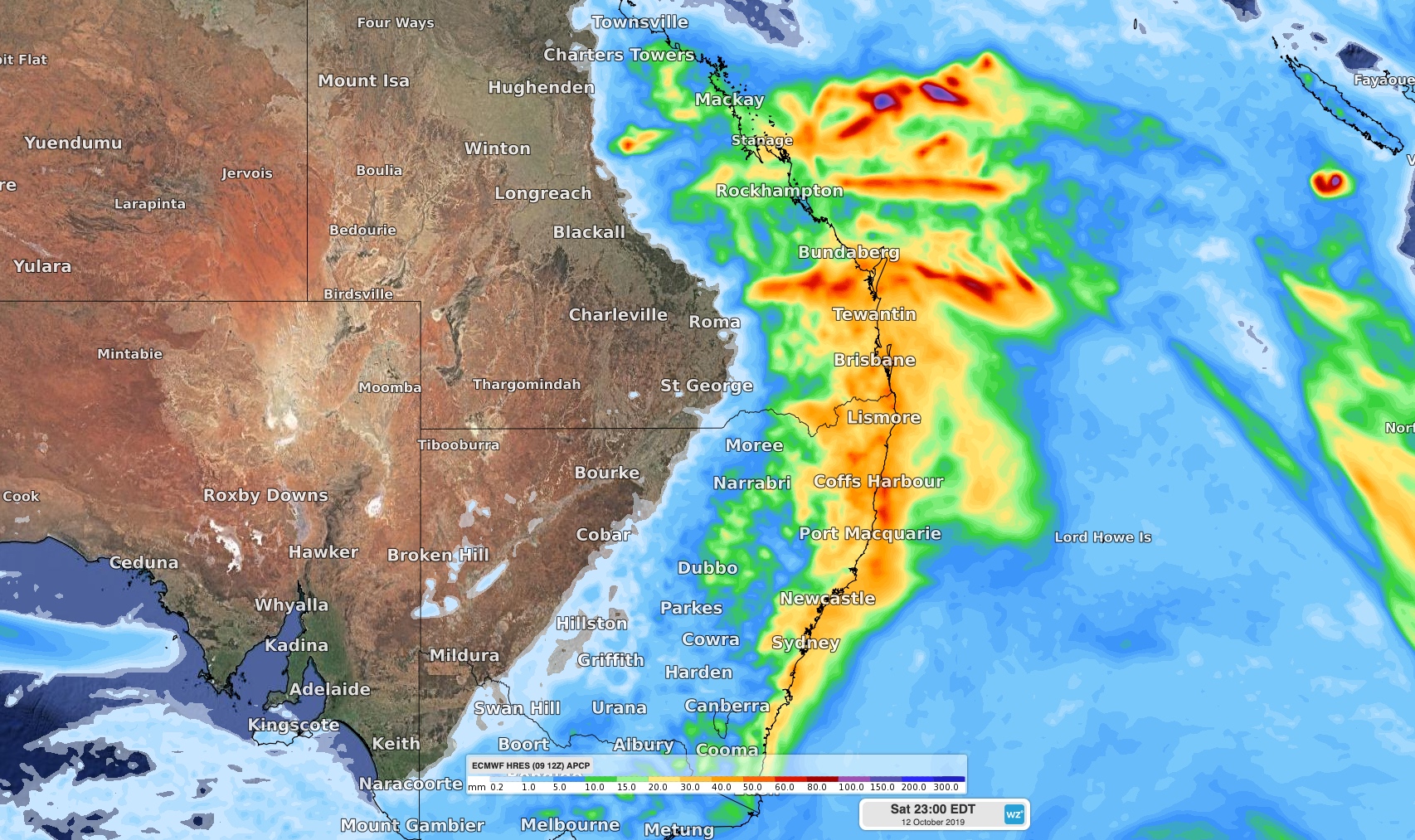 Rain on the way for parts of eastern Australia