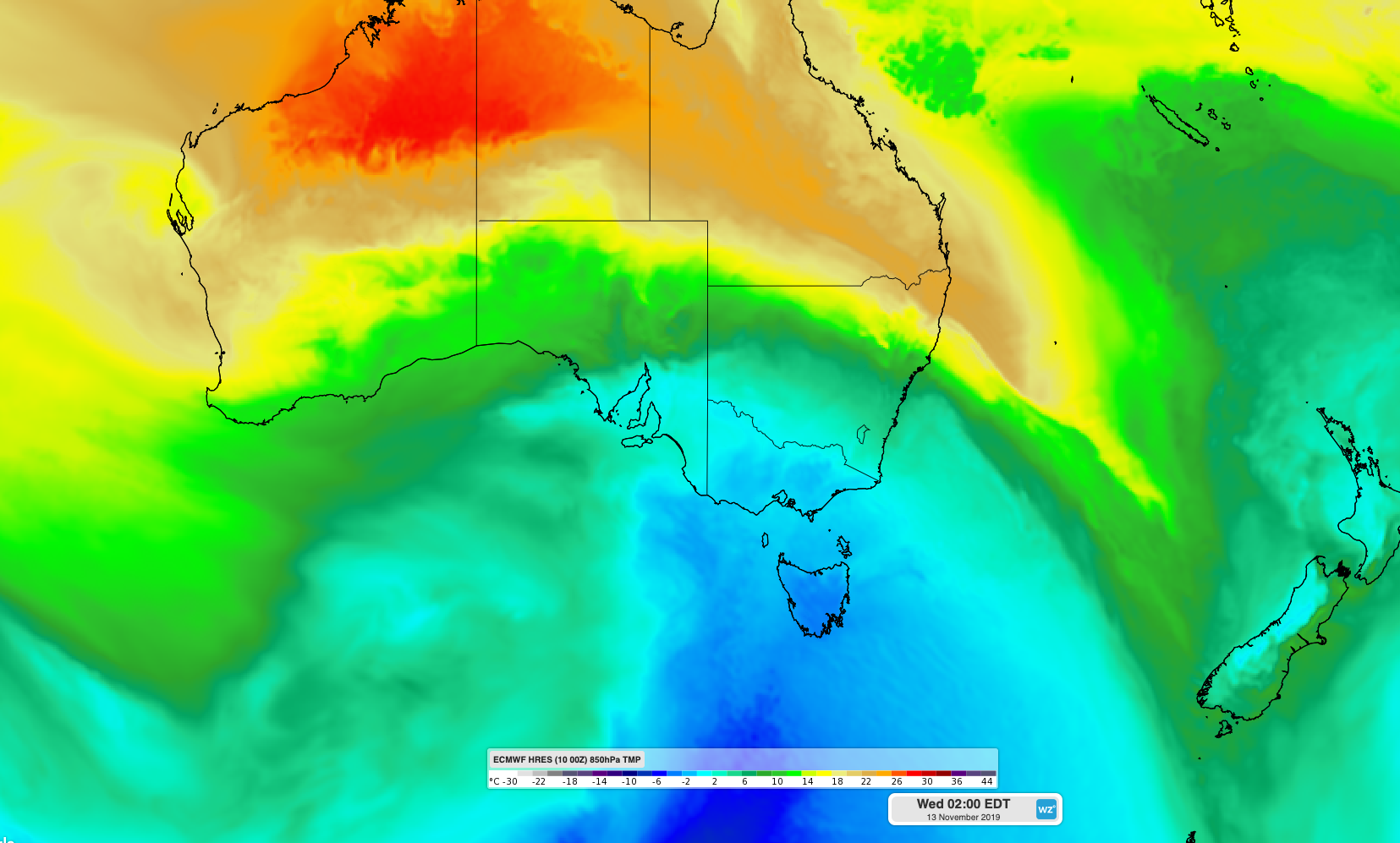 Snow on the horizon for Tasmania and Victoria