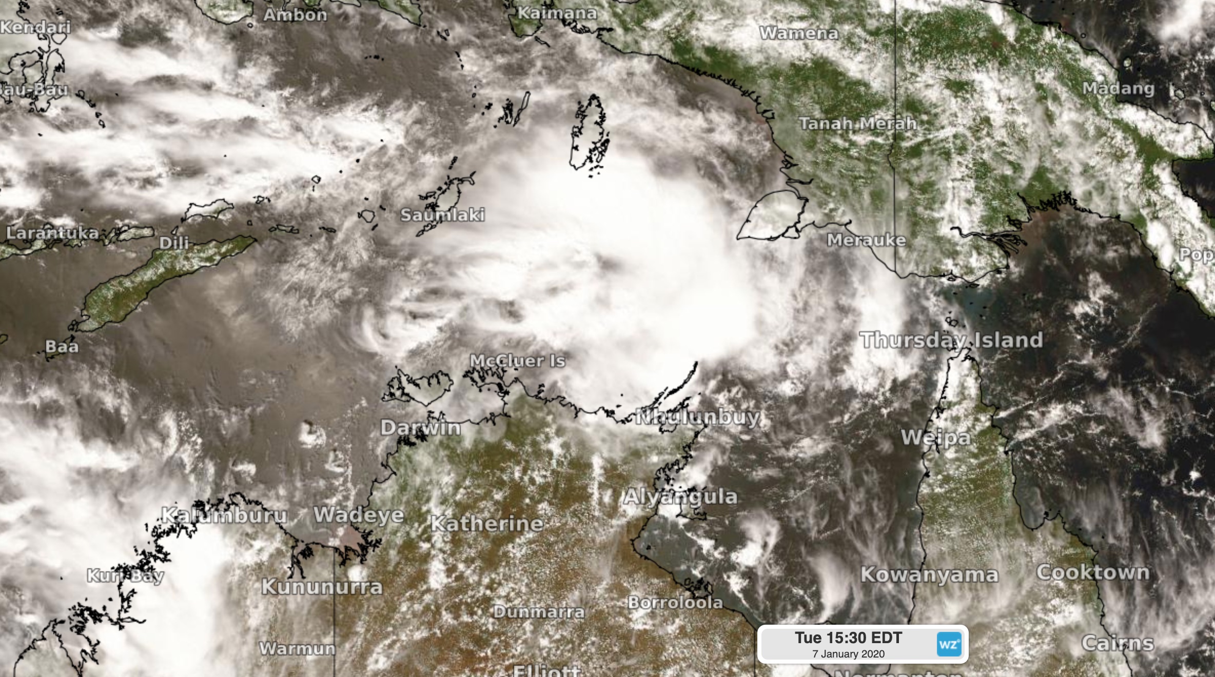 Top End cyclone threat