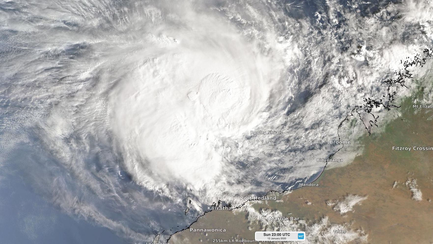 Severe Tropical Cyclone Claudia