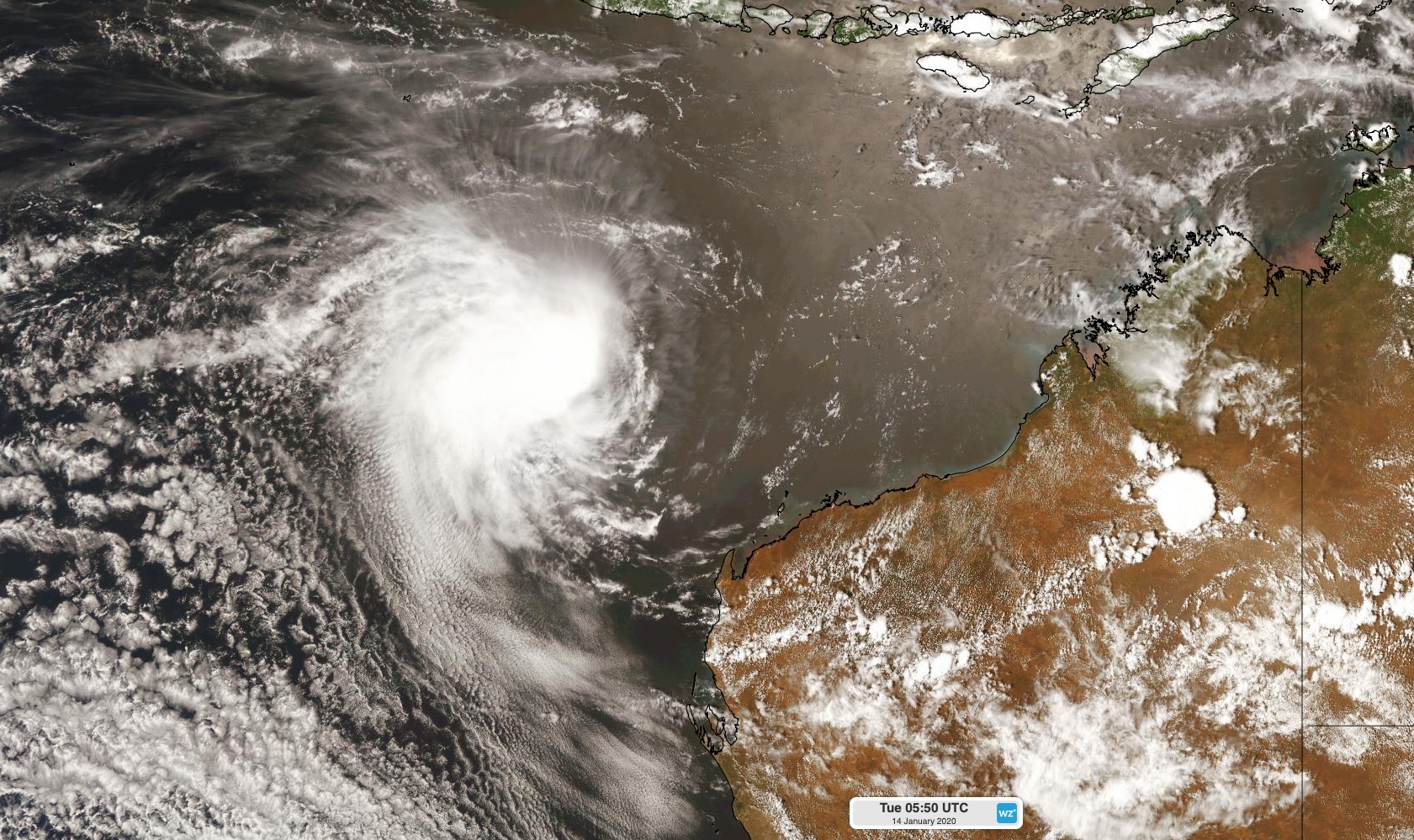 Severe Tropical Cyclone Claudia spares Australia