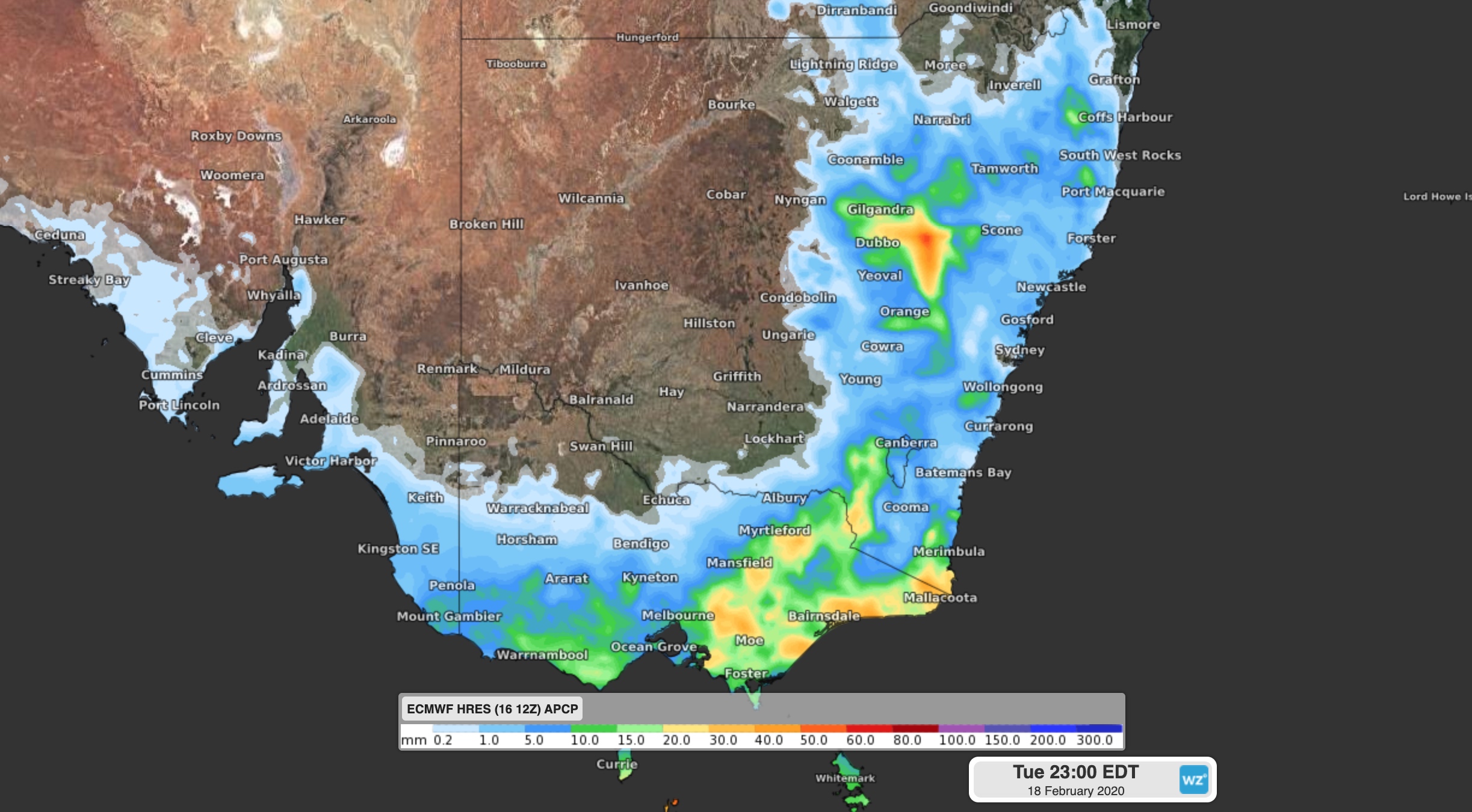 Severe thunderstorms to hit Victoria, NSW and ACT on Tuesday