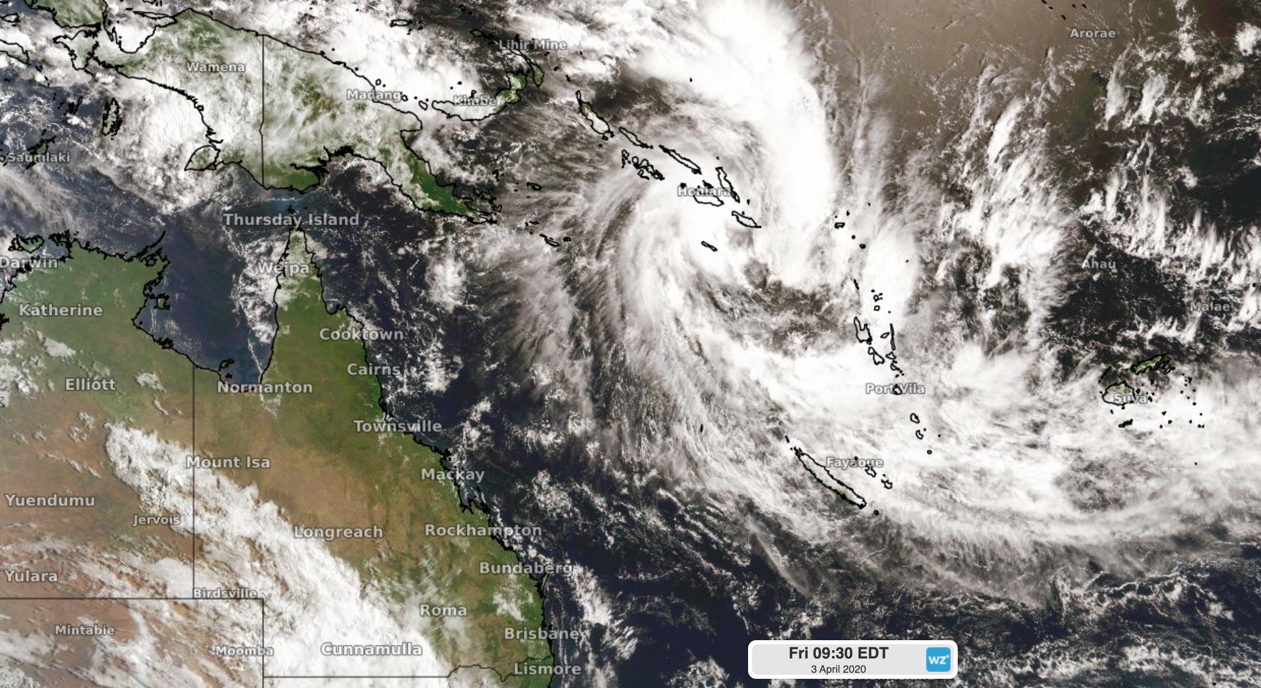 Tropical Cyclone Harold came and went