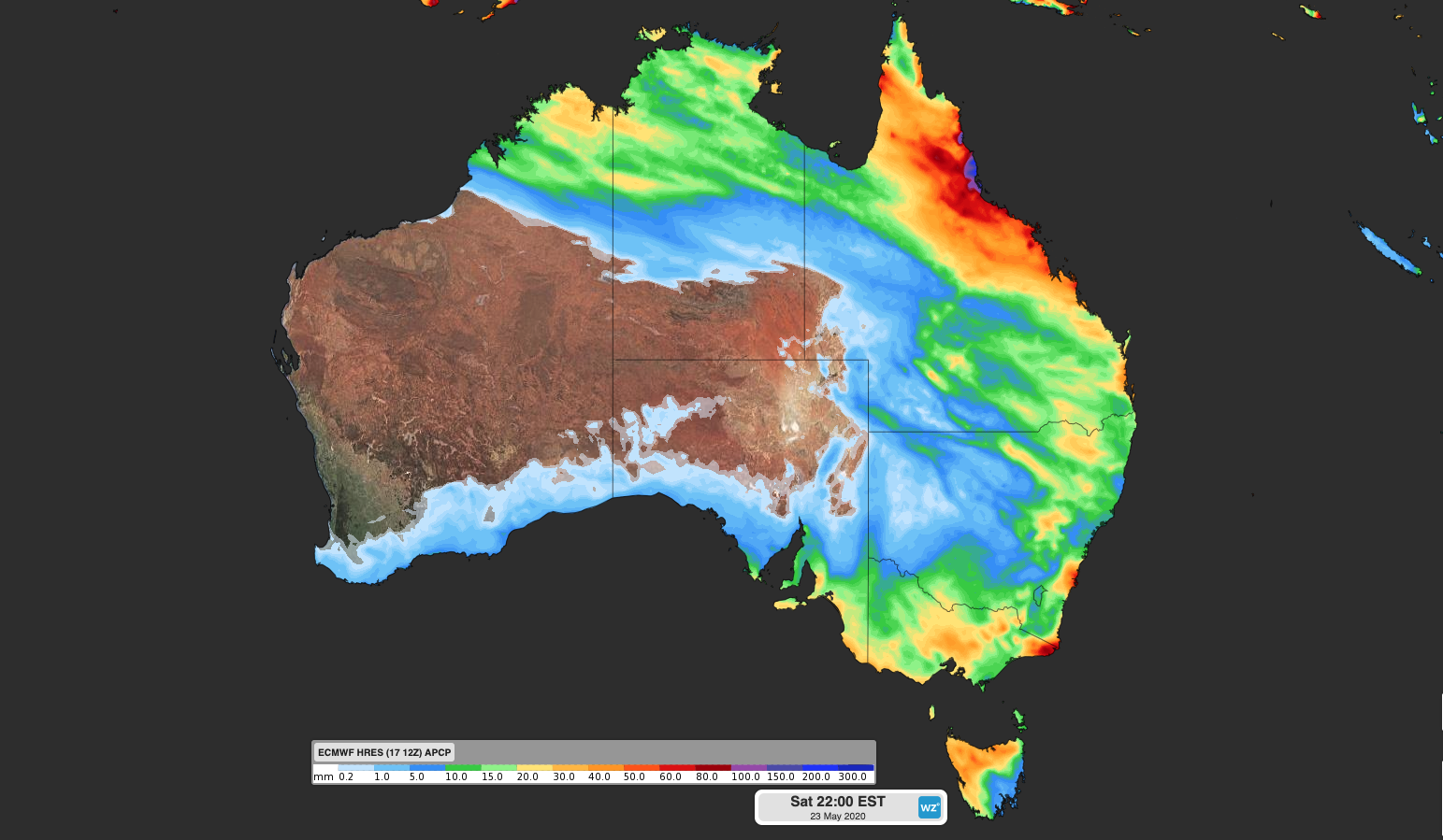 Dynamic weather in Australia this week