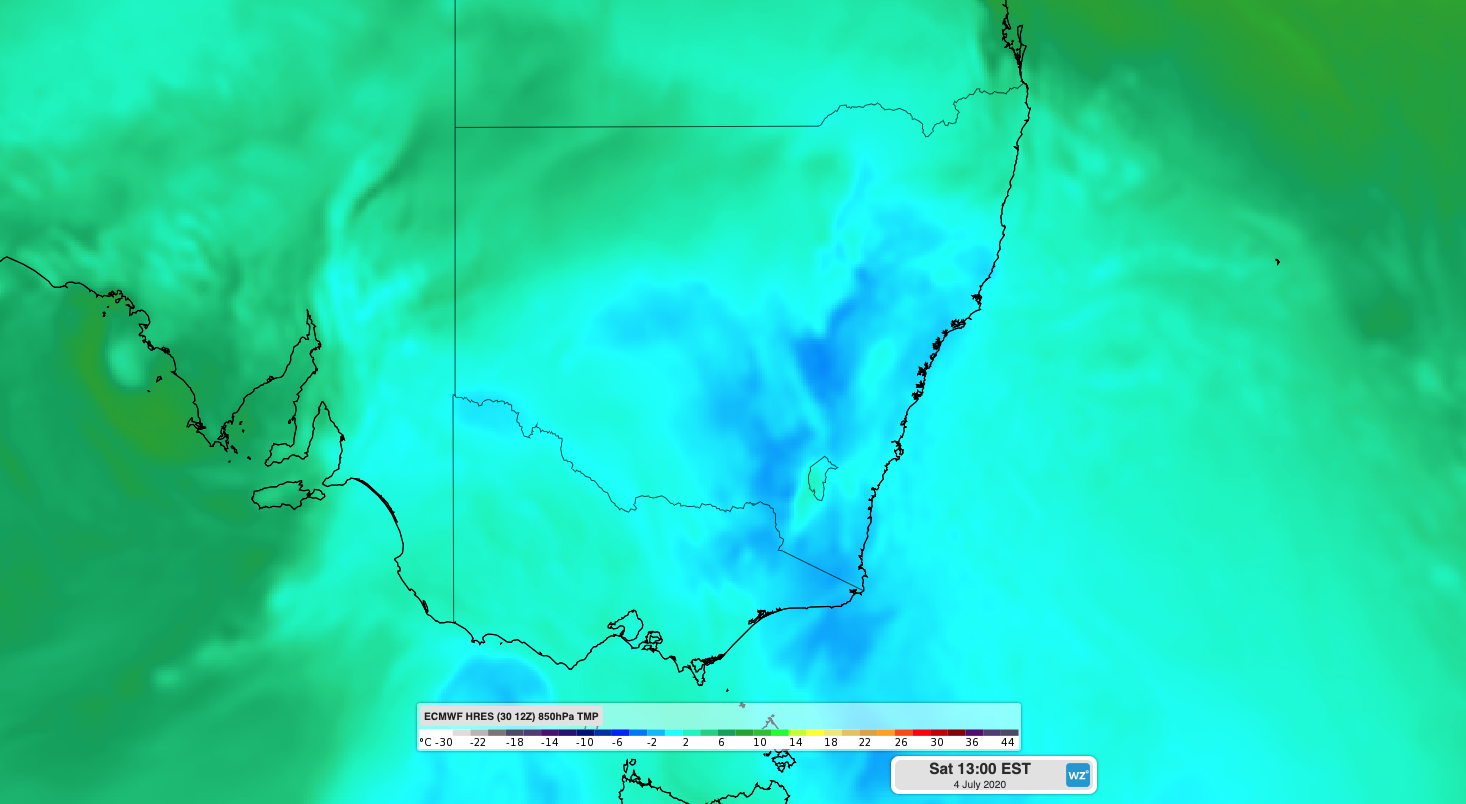 Wintry end to the week in NSW