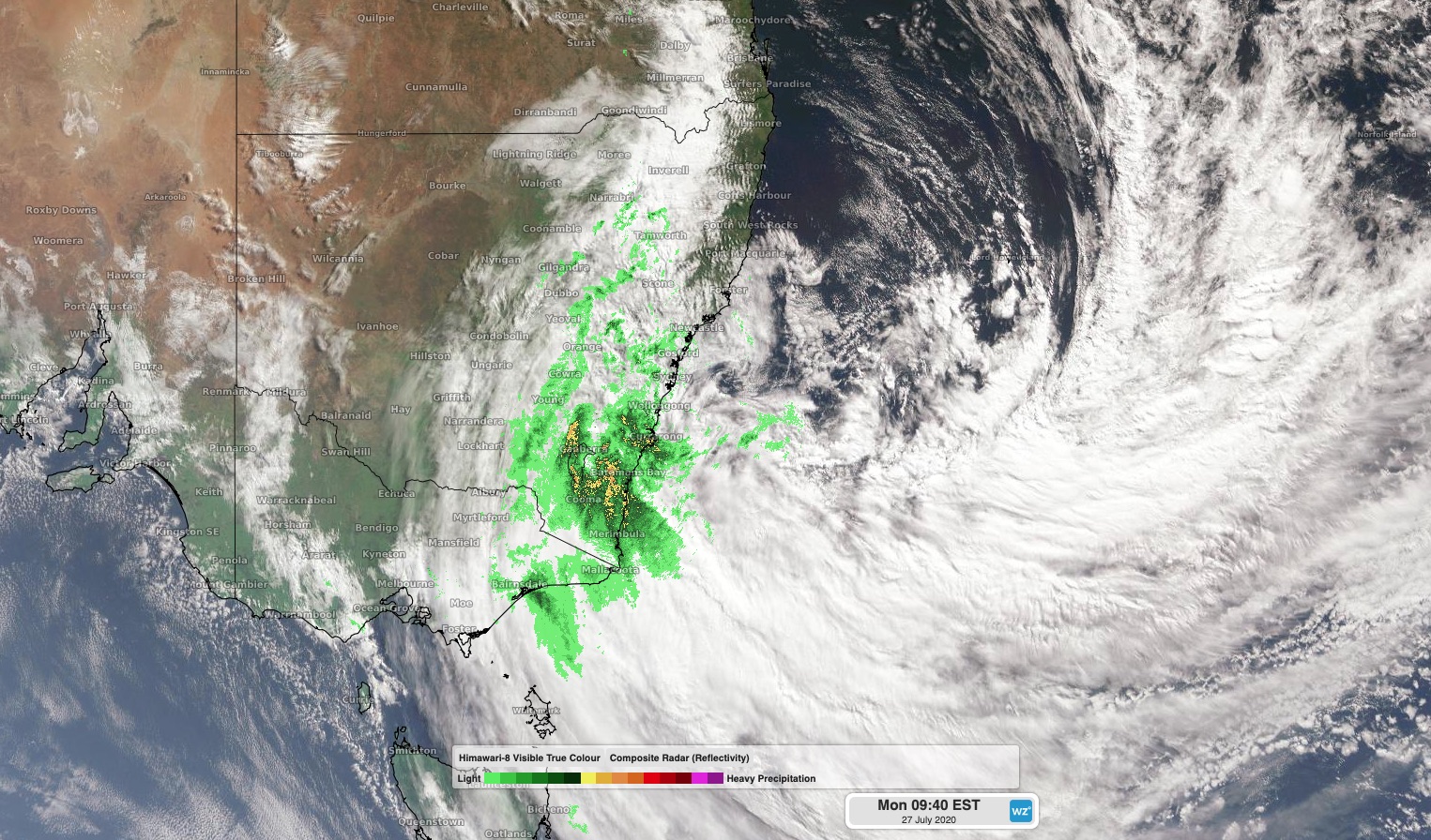 Severe weather continues as low pressure system batters NSW