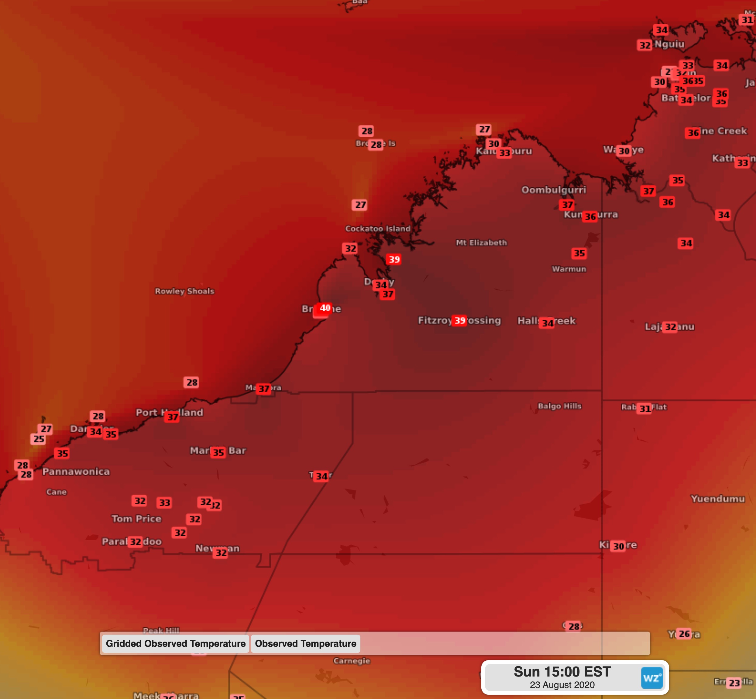 Record-breaking heat in the north