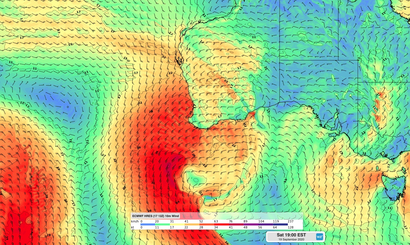 Wintry weekend in southwestern Australia