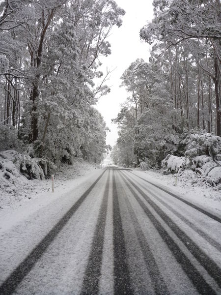 Road warning as snow plays havoc