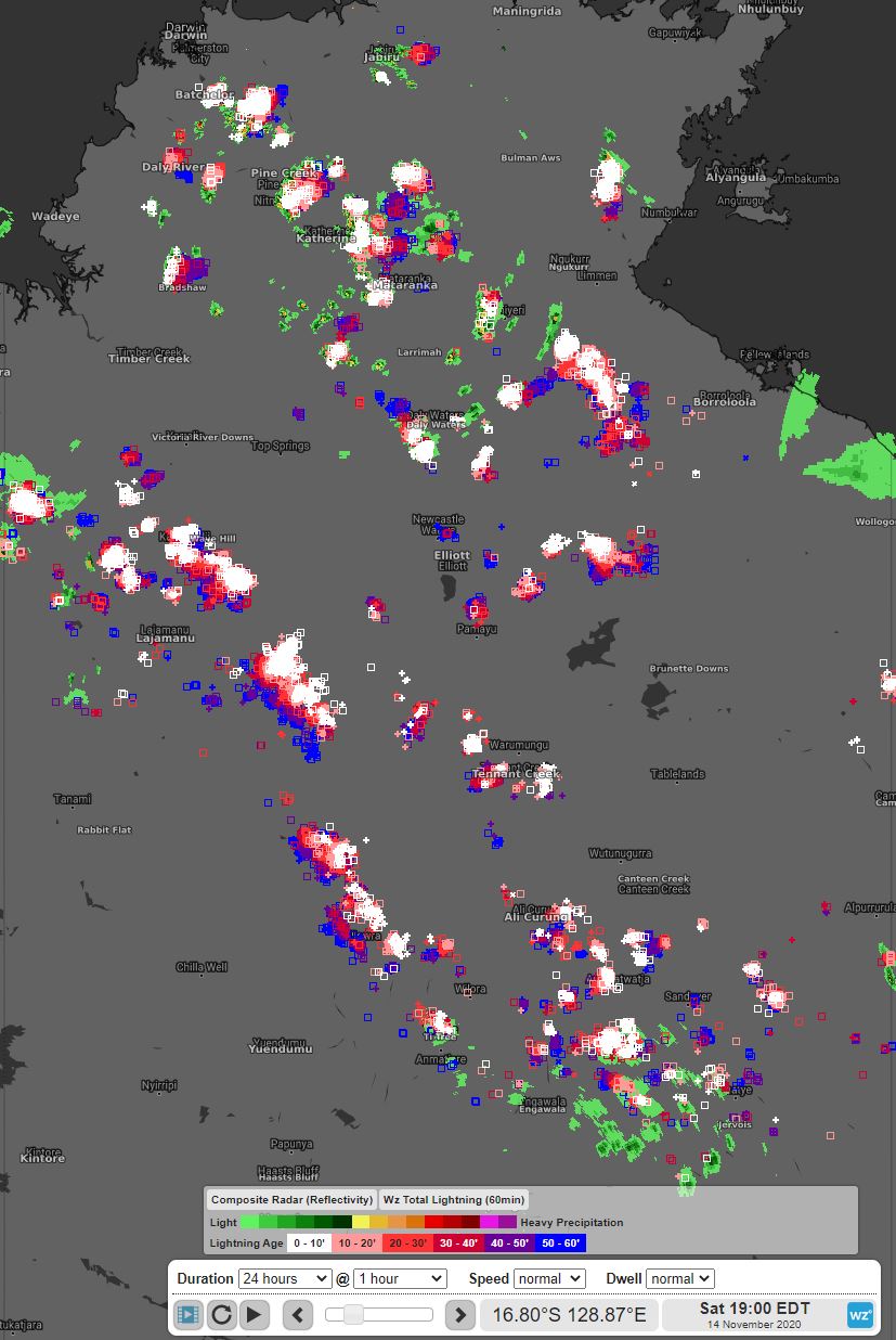 Severe storms rumble over the NT