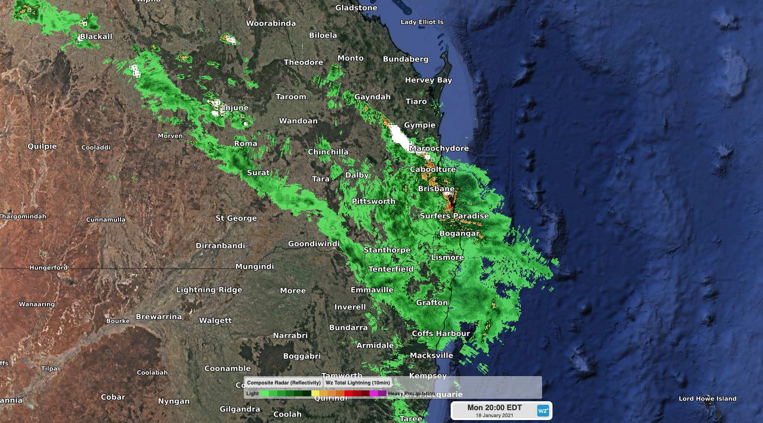 Southeast QLD flooded as Cyclone Kimi weakens