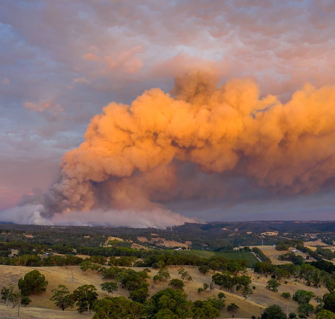 Dangerous fire weather spreading to VIC and NSW