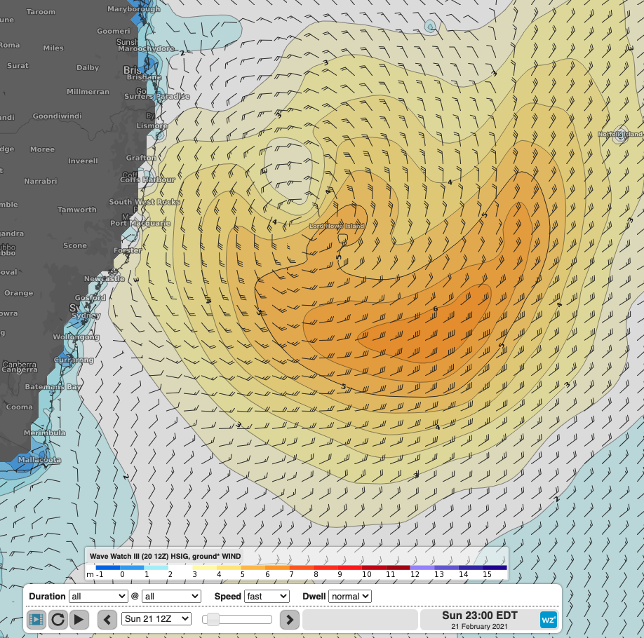 Renewal in large easterly swell for the NSW coastline