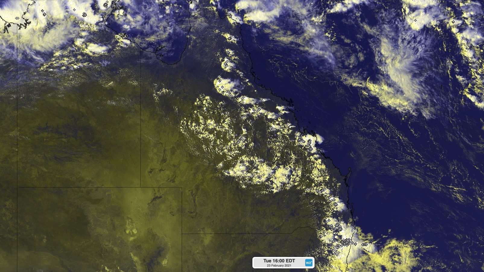 Severe storms striking eastern Australia