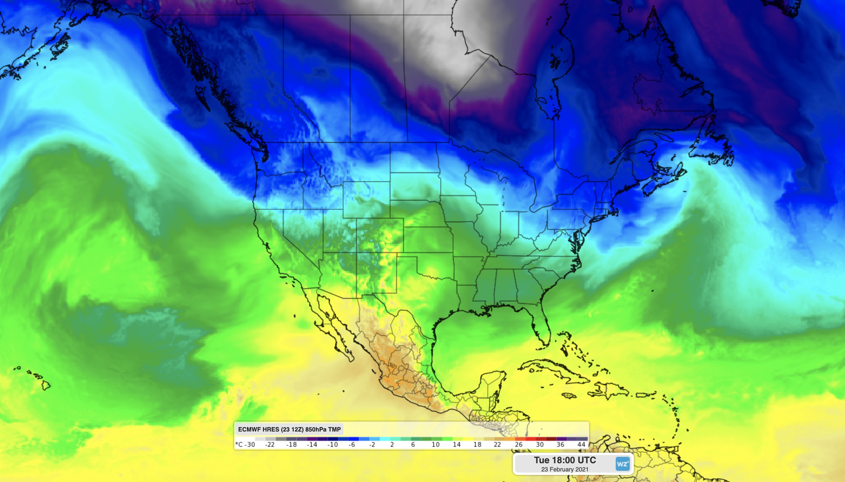 Texas city warms by 46C in one week