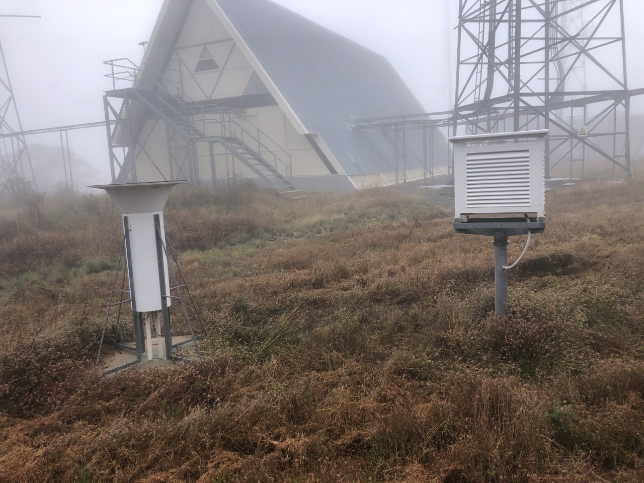 Snapshot from Australia's loneliest little mountain weather station