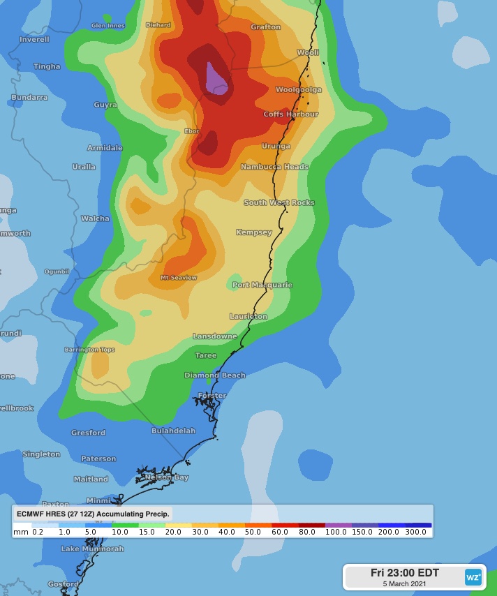 A very wet summer for the NSW Mid North Coast