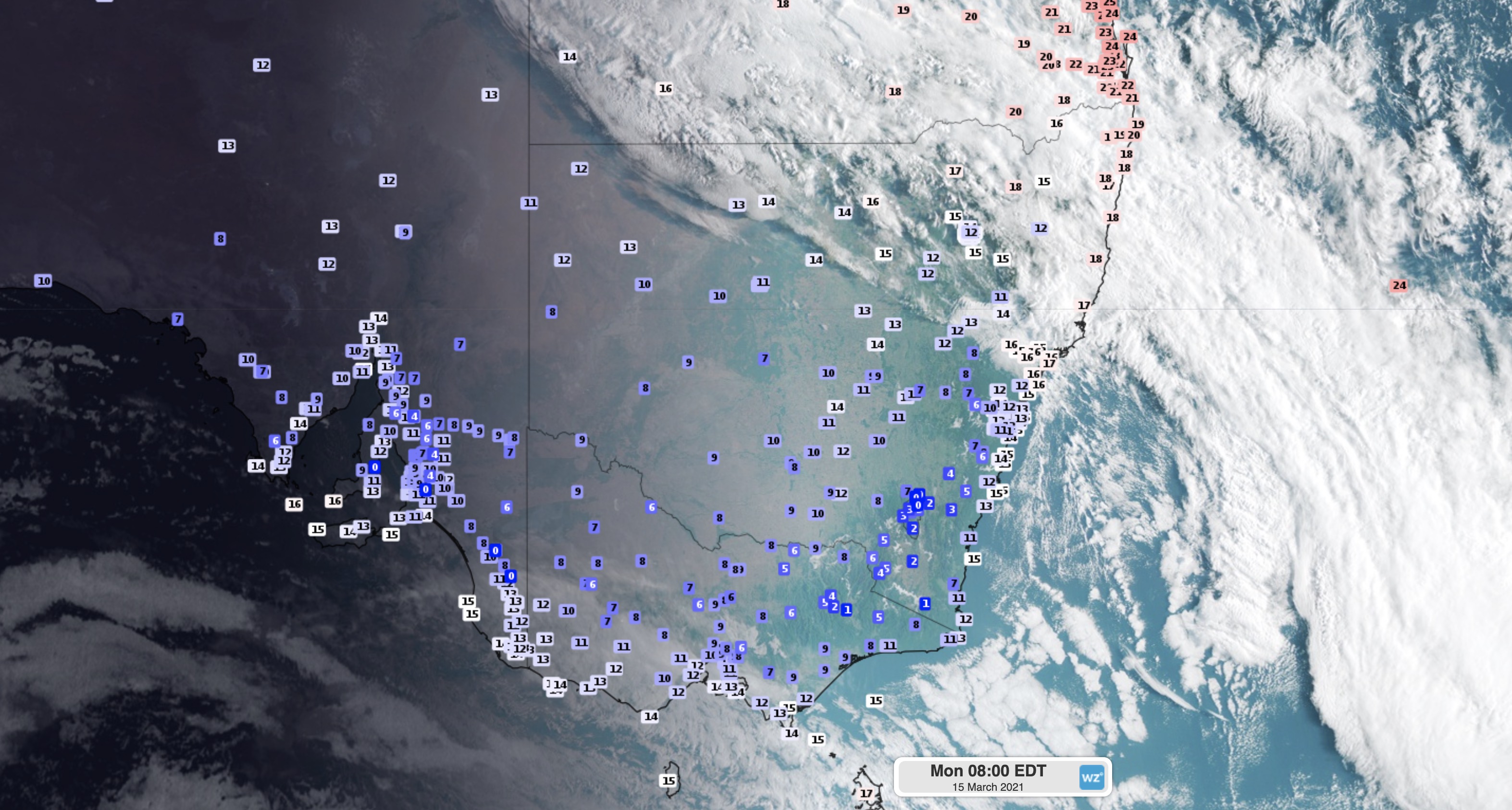 Coldest morning of the year in multiple cities