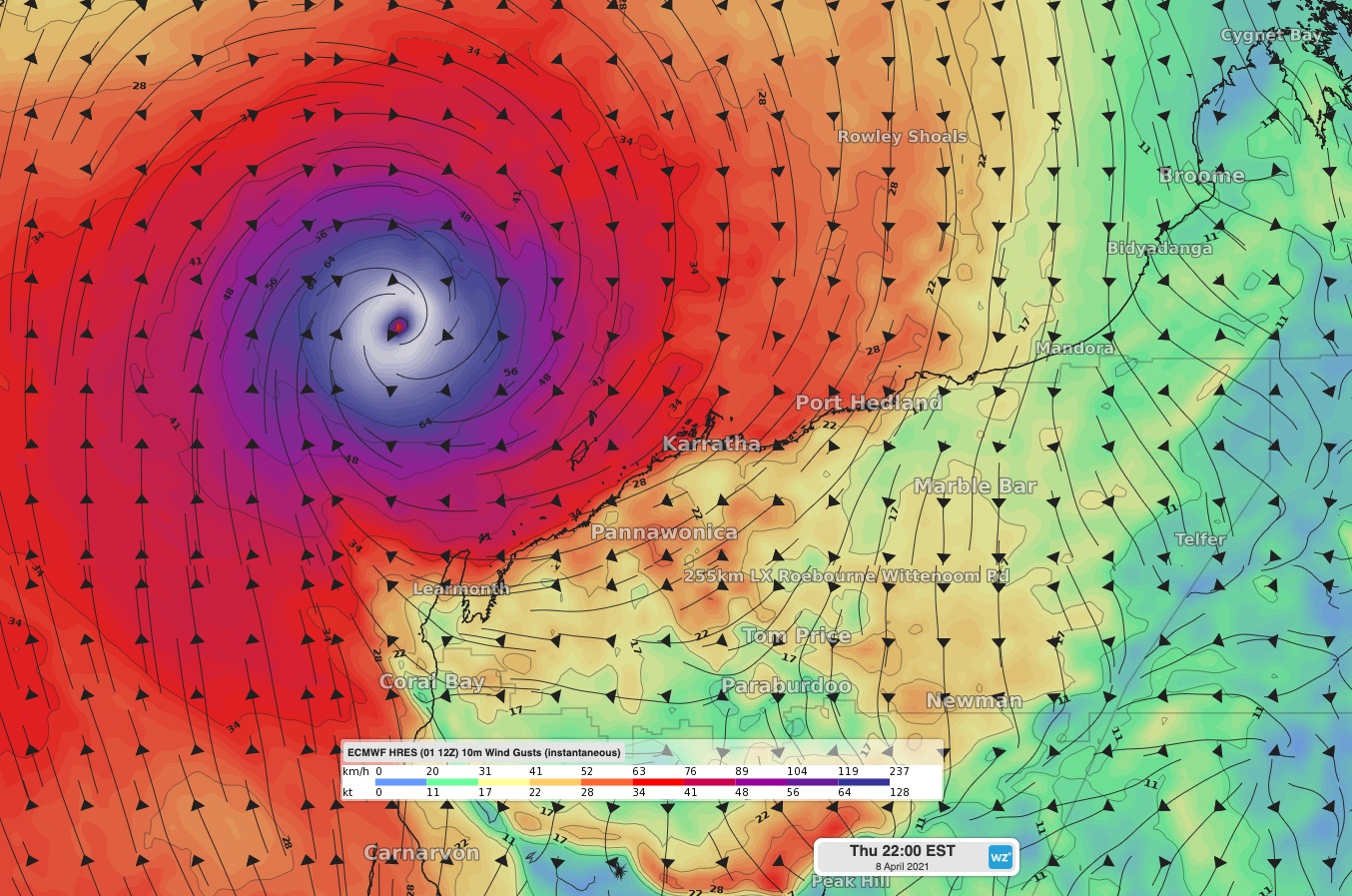 Tropical cyclone looming for WA