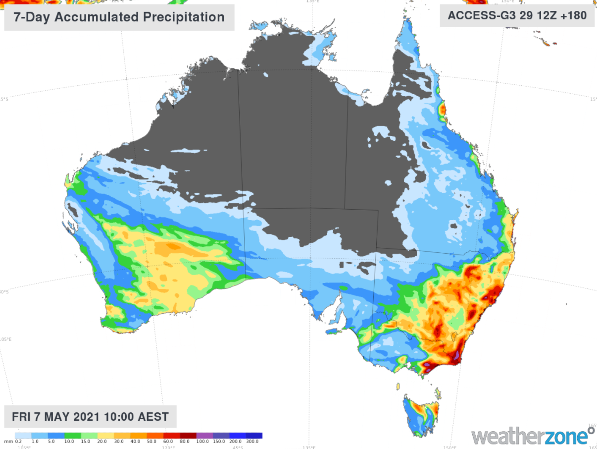 Unsettled weather is on its way